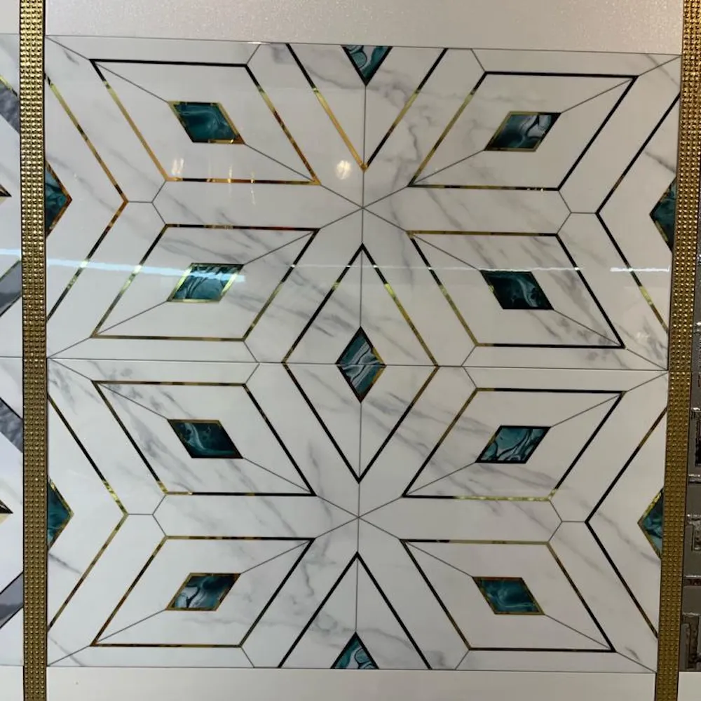 Royal Geometric Marble Finish Kitchen Tiles - Image 3