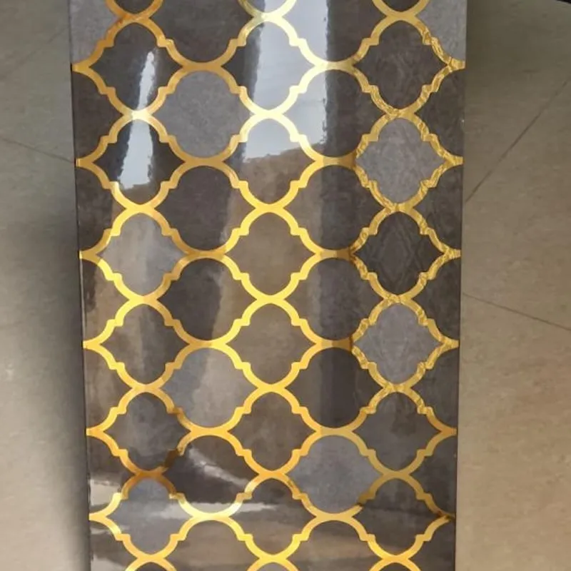 Royal Gold Pattern Kitchen Tiles - Image 3